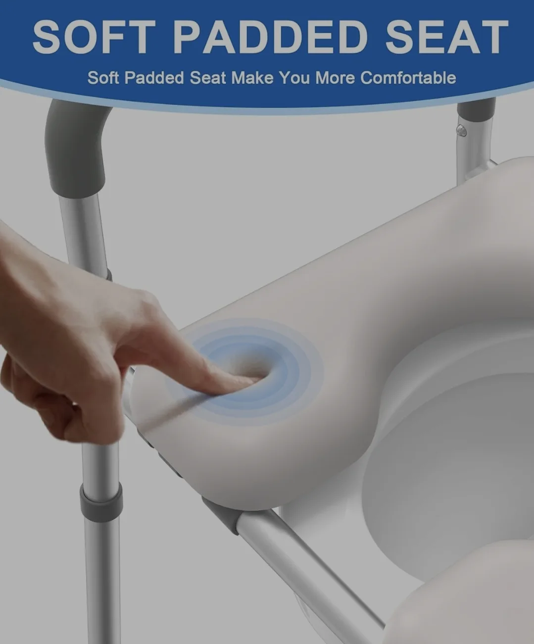 Adjustable Raised Toilet Seat image indicator(2)