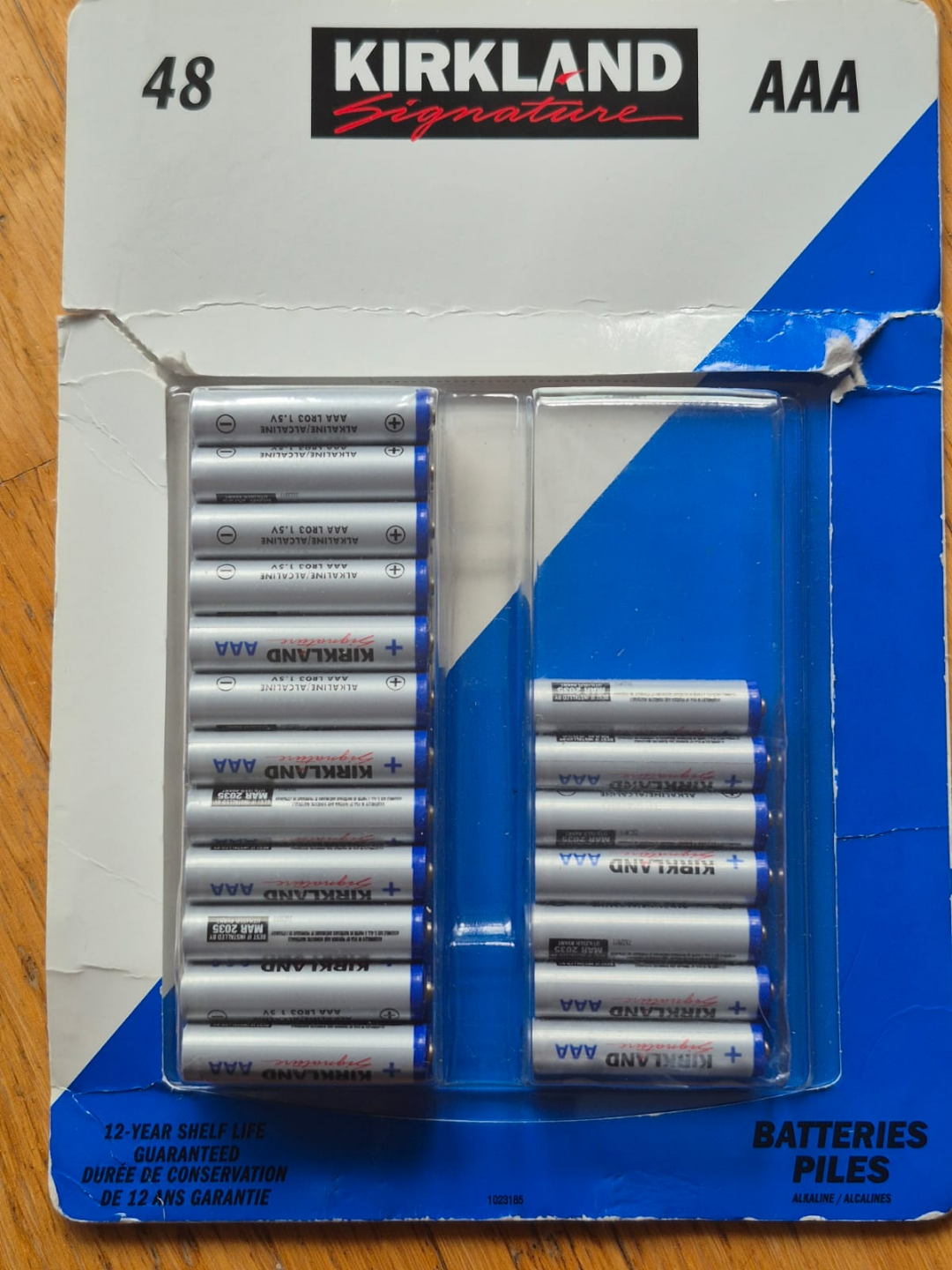 Kirkland Signature AAA Alkaline Batteries (30 nos) 💚