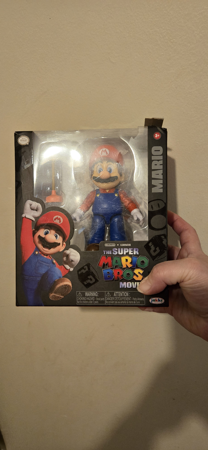 Jakks Pacific Super Mario Bros Movie Mario Figure
