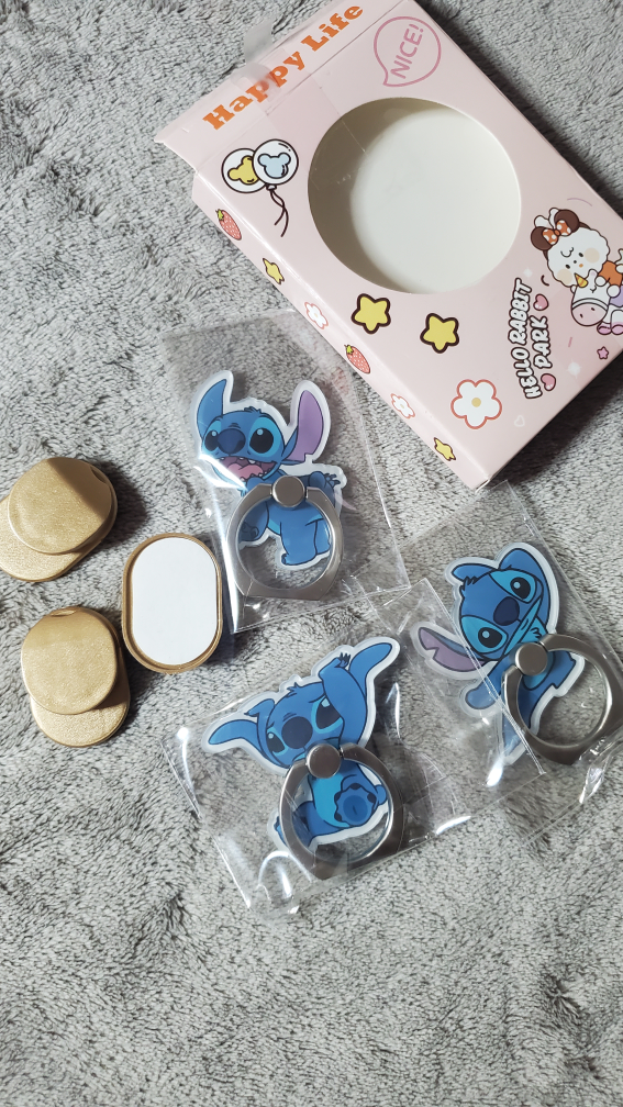 Three Stitch phone ring holders