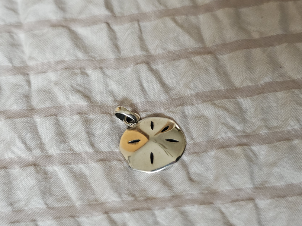 Sterling Silver Sand Dollar Charm Pendant - photo 5