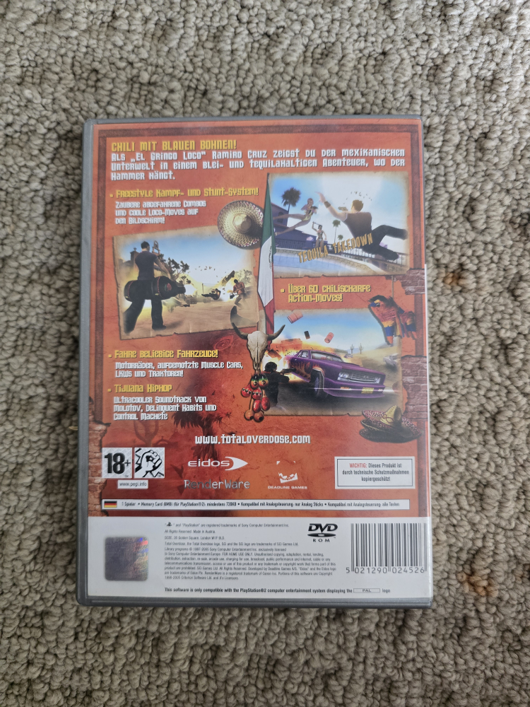 PlayStation 2 Games - Total Overdose & FIFA Soccer - photo 2