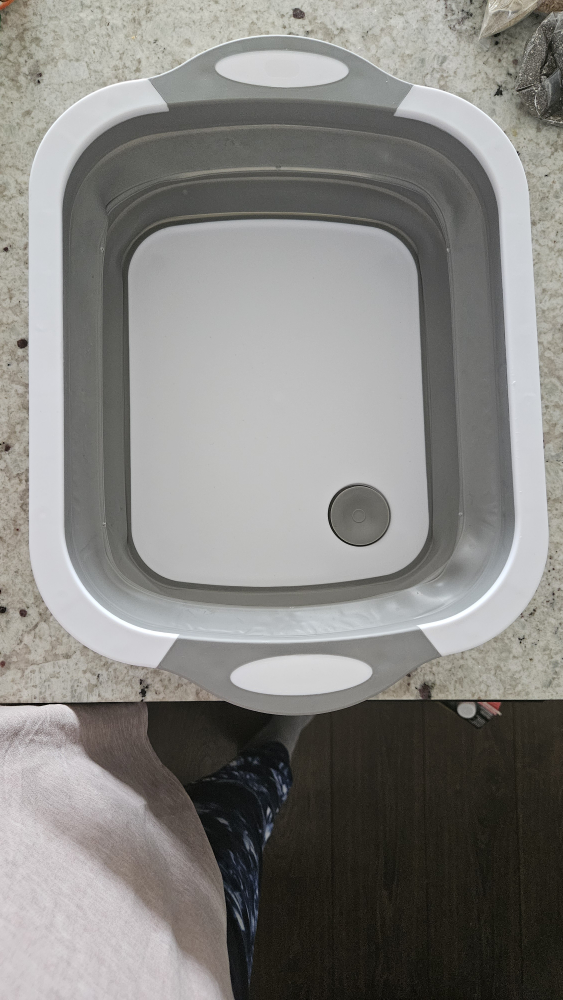 Collapsible Washing Basket with Cutting Board - photo 4