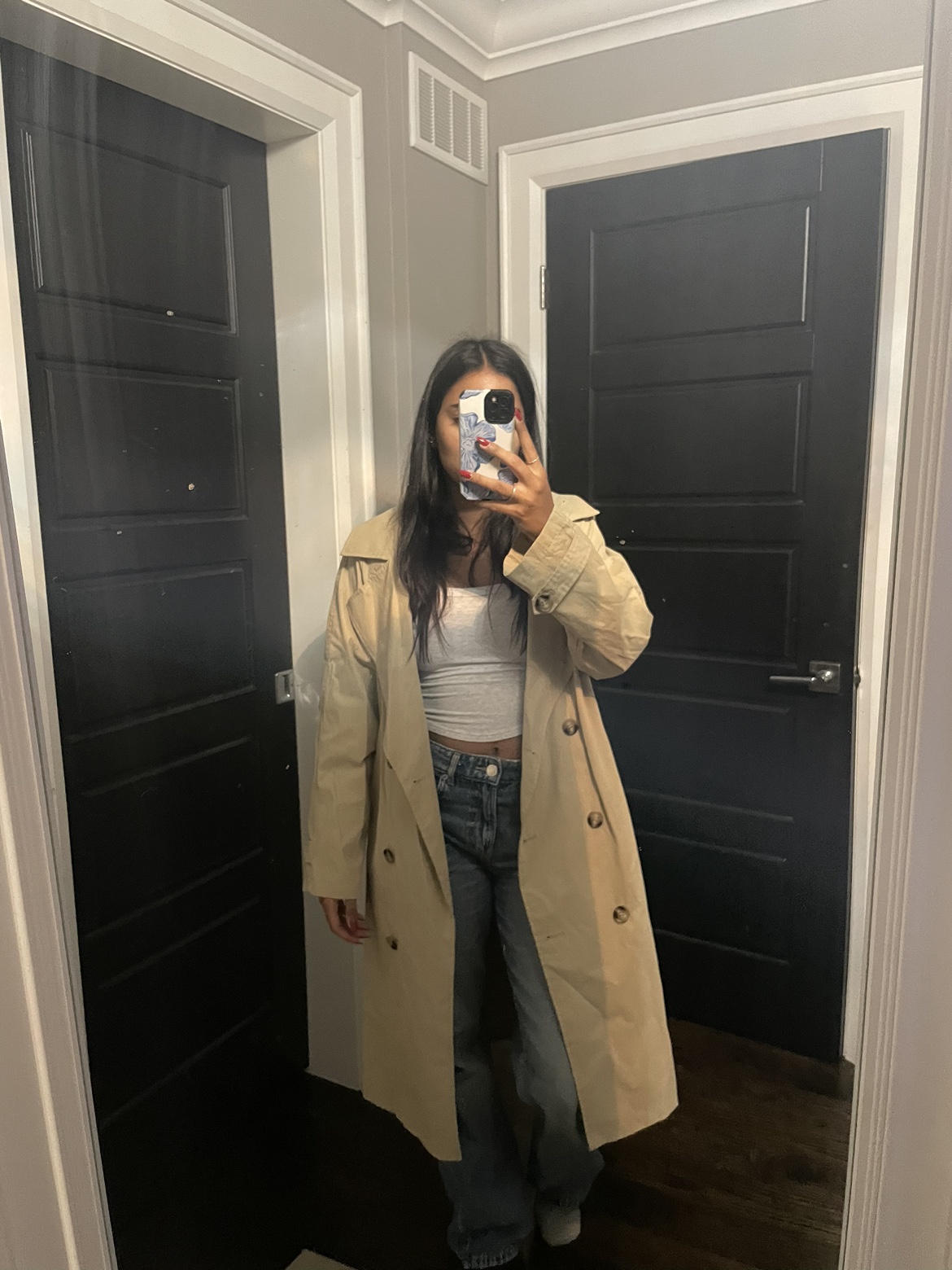 Garage trench coat