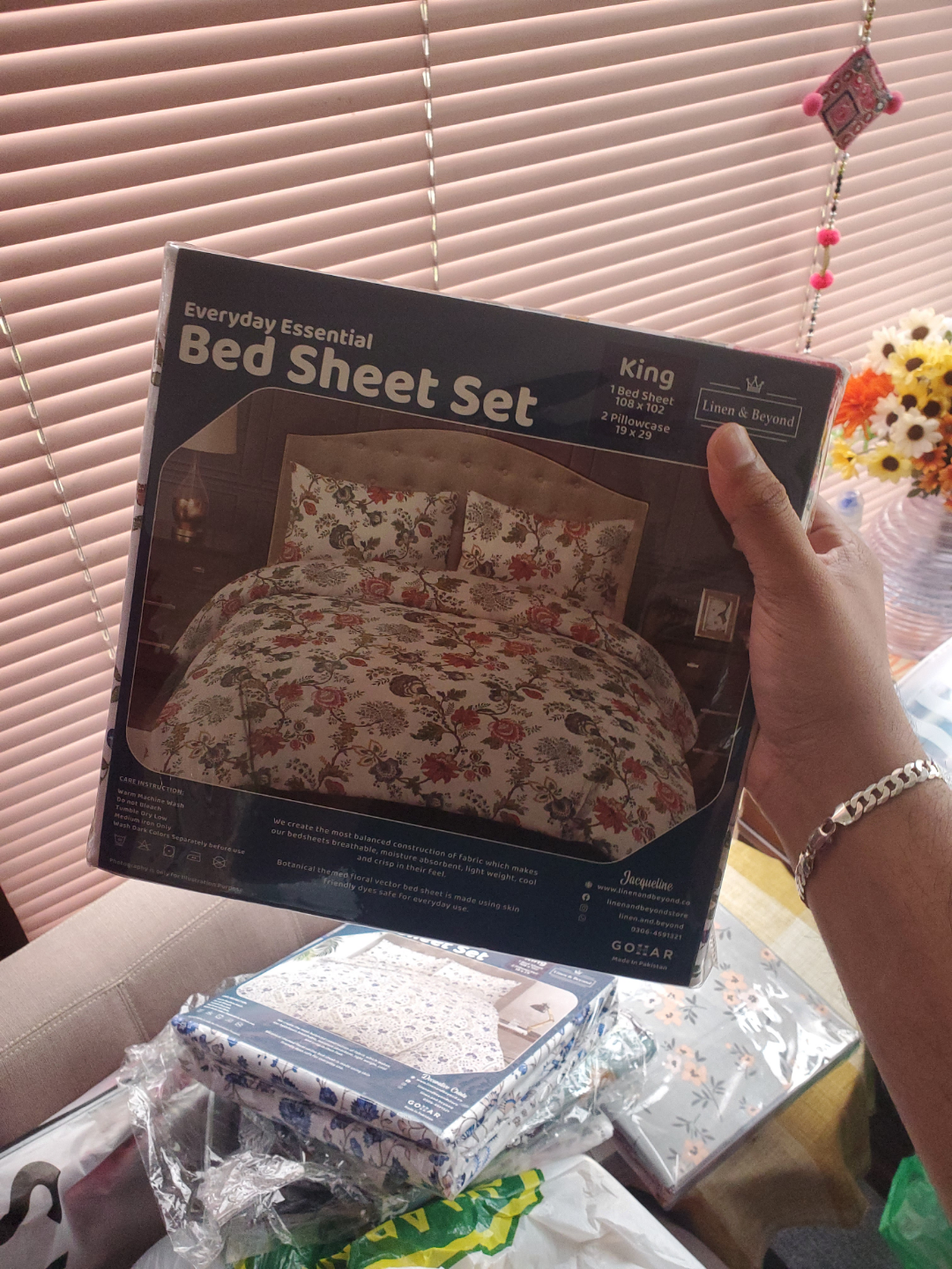 King Floral Bed Sheet Set - Linen & Beyond - photo 4