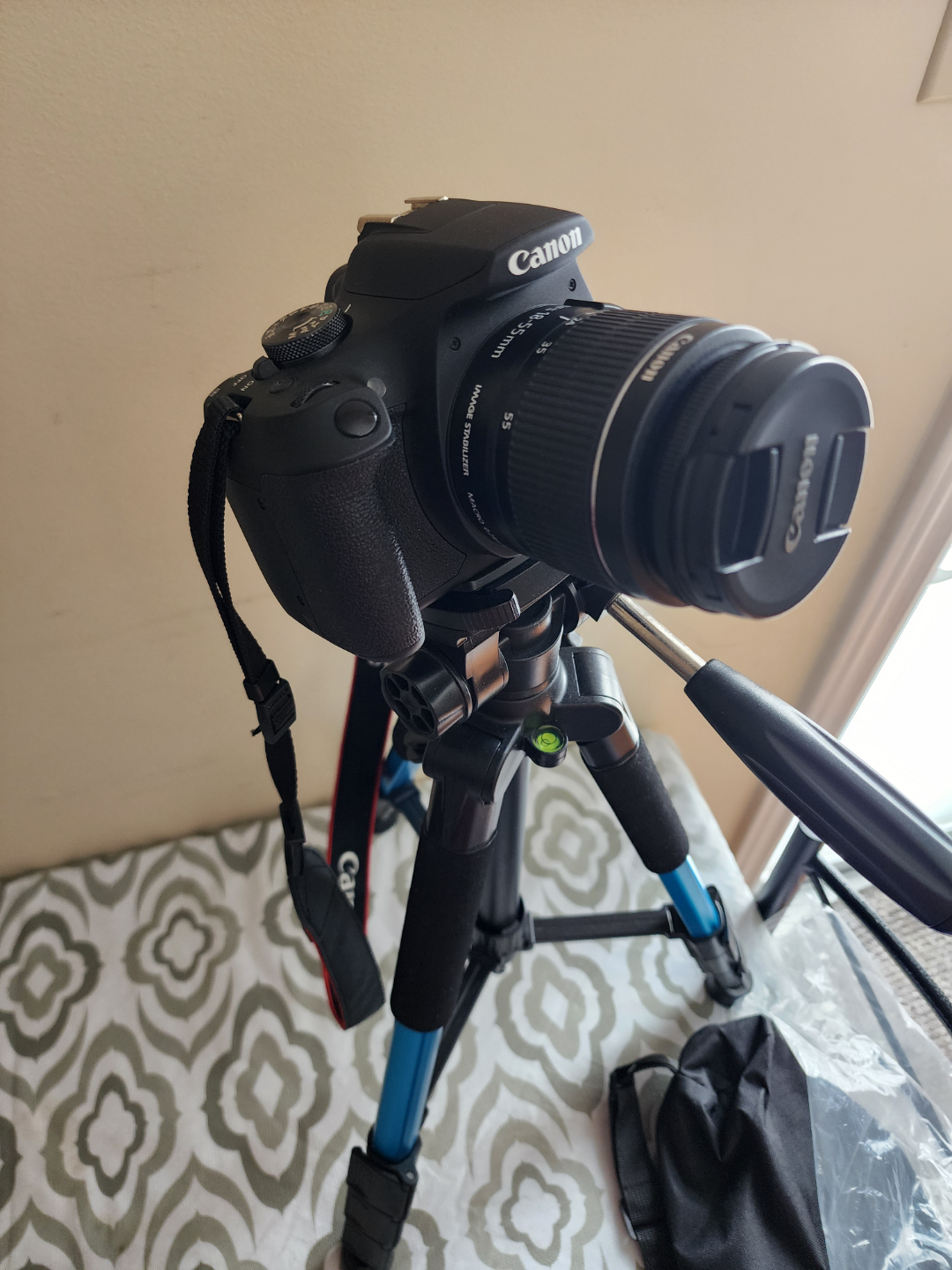 Canon EOS Rebel T7i DSLR Camera with Tripod and Accessories