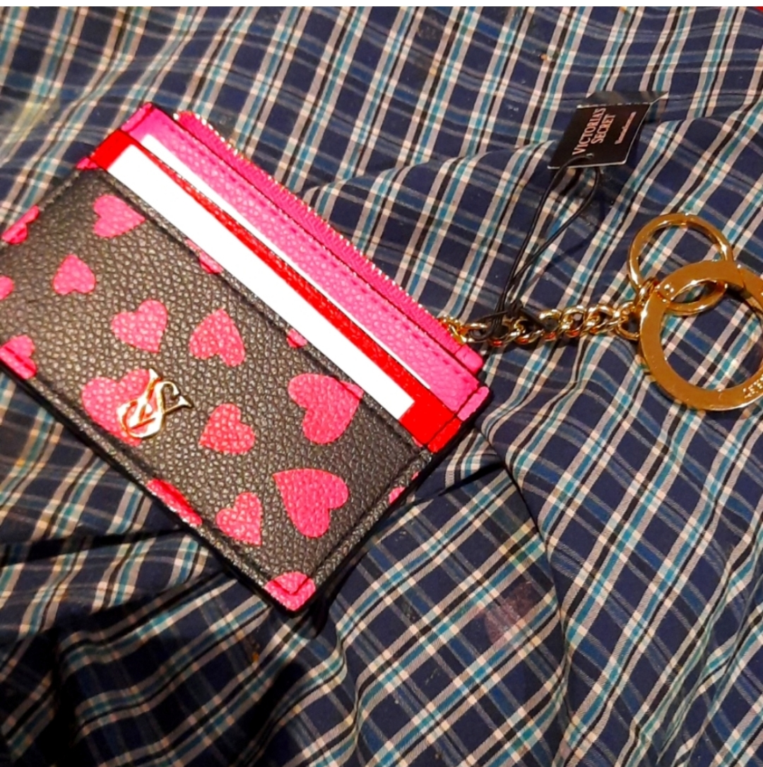 Victoria secret NWT credit card holder key fob