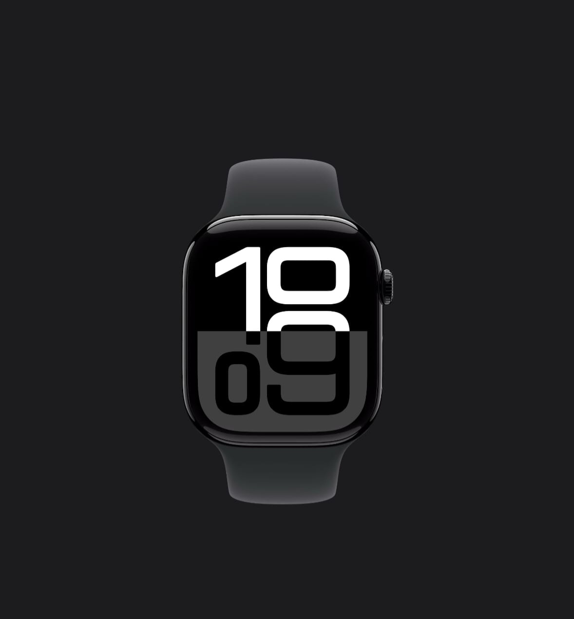 Apple Watch Series 10 46mm Jet Black Sport Band
