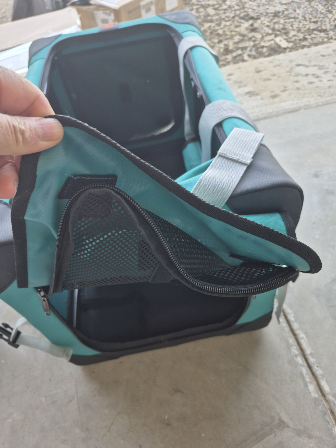 Rolling Pet Carrier - Teal