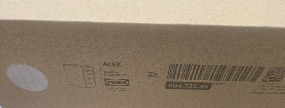 IKEA ALEX Drawers Whitev(2 available) 110$ each - photo 2