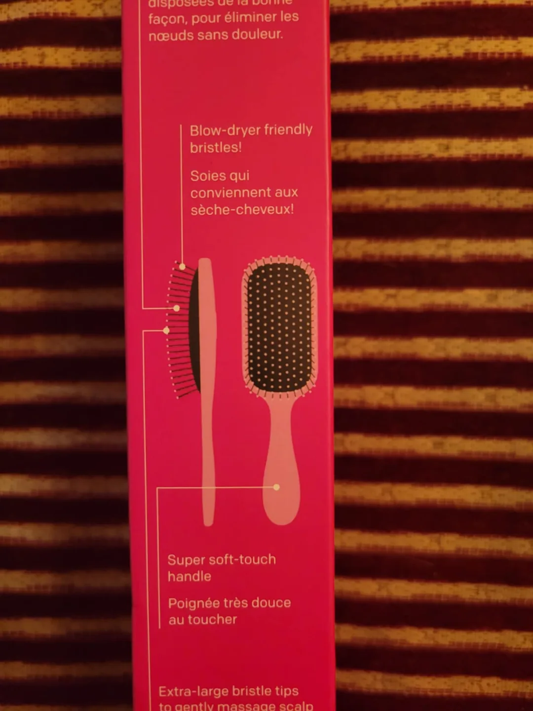 Conair The Knot Dr. Pro Briite Wet & Dry Detangler Brush image indicator(2)