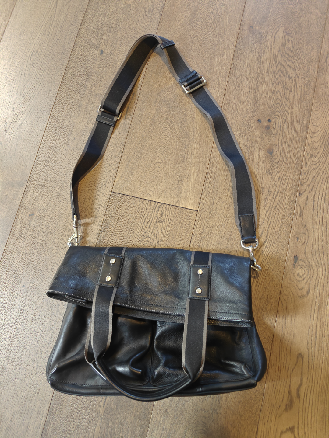 Coach Leather Messenger Bag - photo 2
