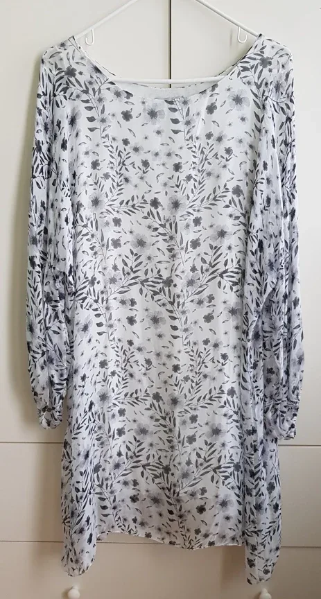 Elena Baldi's Floral Print Long Sleeve Mini Dress image indicator(2)