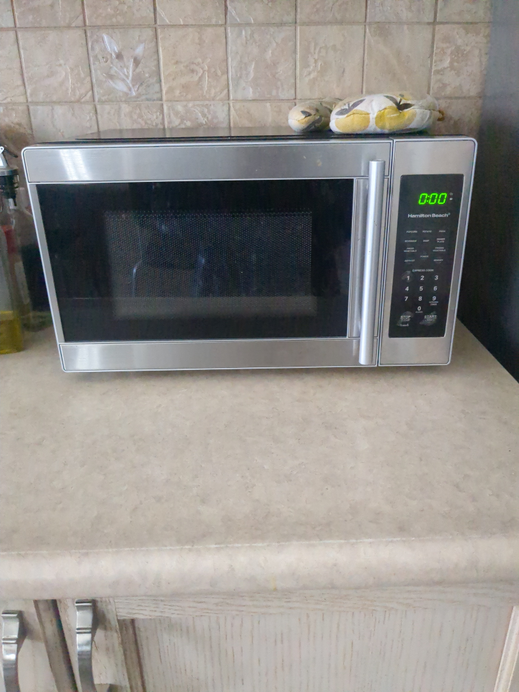 Hamilton Beach Stainless Steel Microwave