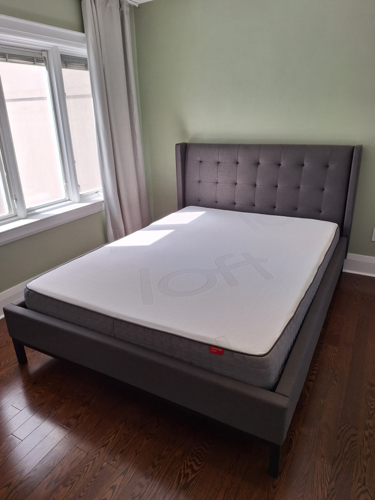 Structube DAWSON Queen Size Bed Size Upholstered Bed Frame - photo 4