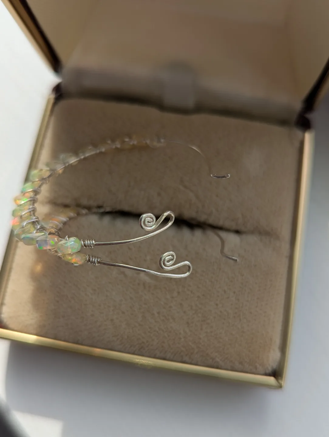 Opal Hoop Earrings image indicator(5)