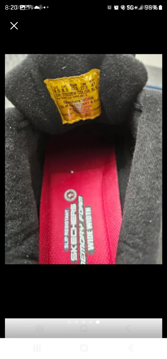 Skechers Work Relaxed Fit Memory Foam Slip Resistant Shoes image indicator(5)