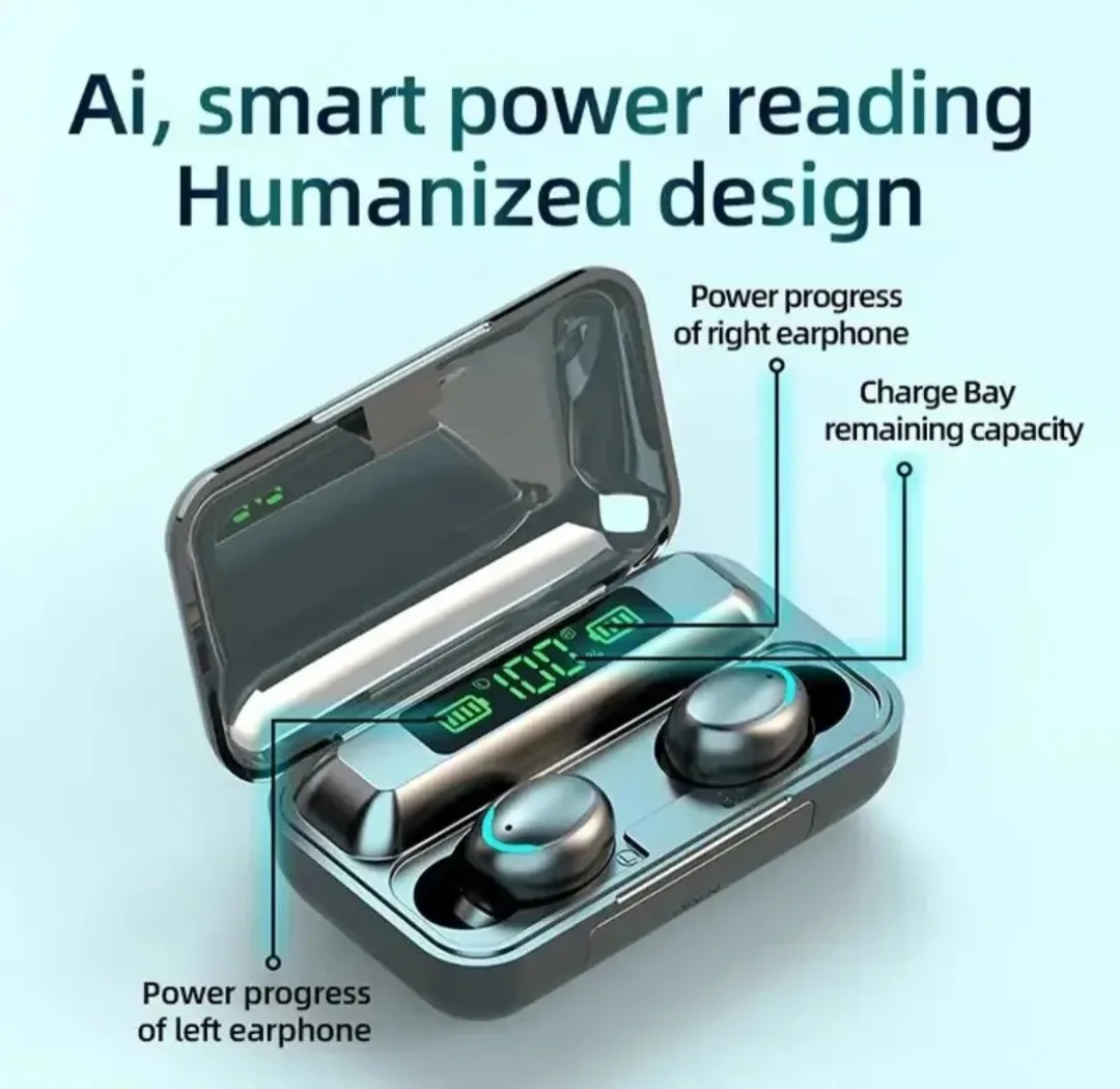 Wireless Bluetooth Earbuds with Portable Charger thumbnail