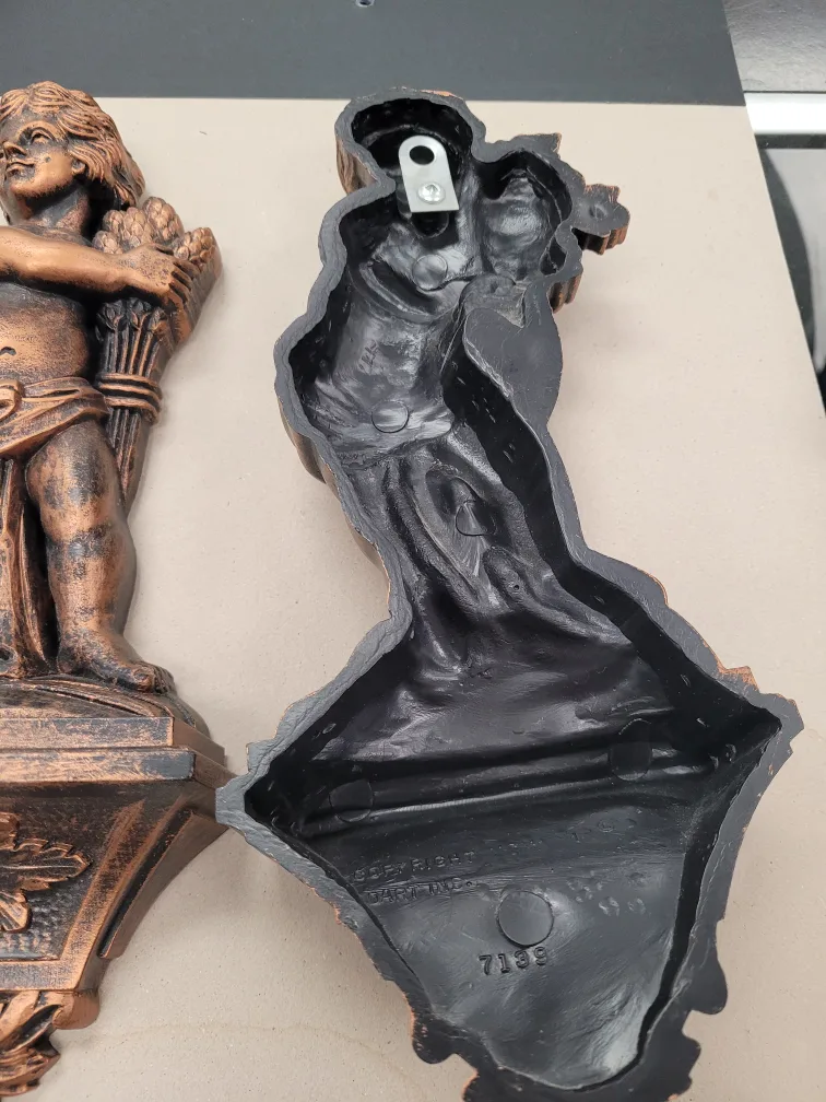 Set of Four Cherub Wall Sculptures image indicator(2)