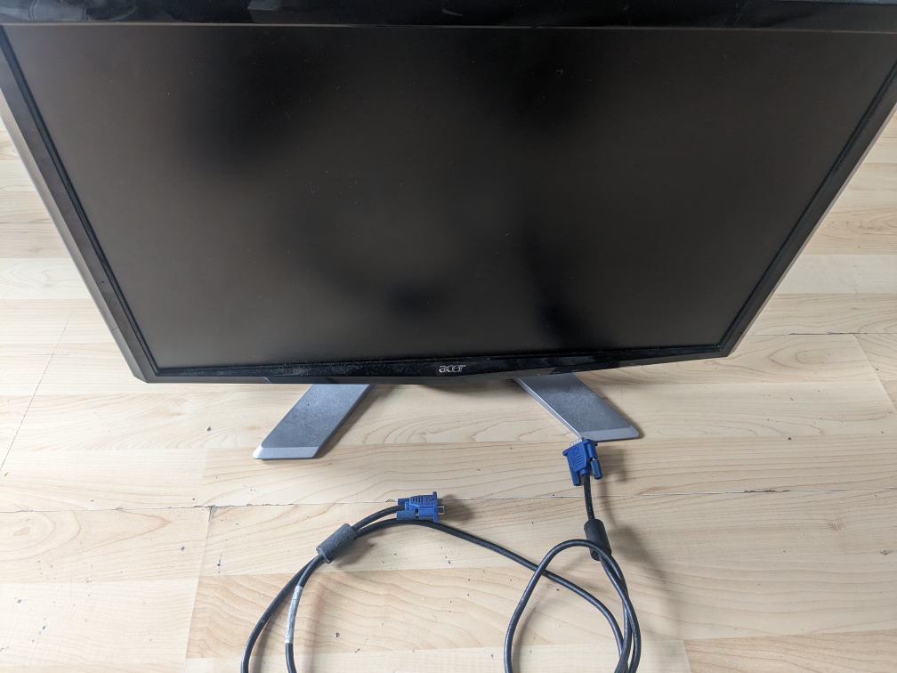 Acer P241W LCD Monitor #freecycle 💚