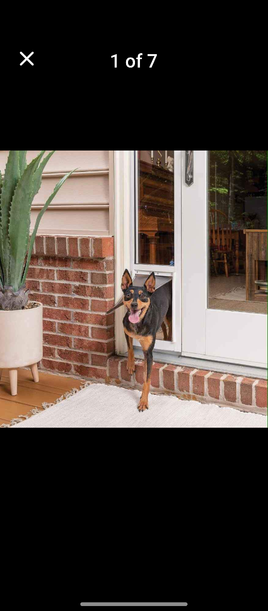 PetSafe   Glass Dog Door. patio door insert
