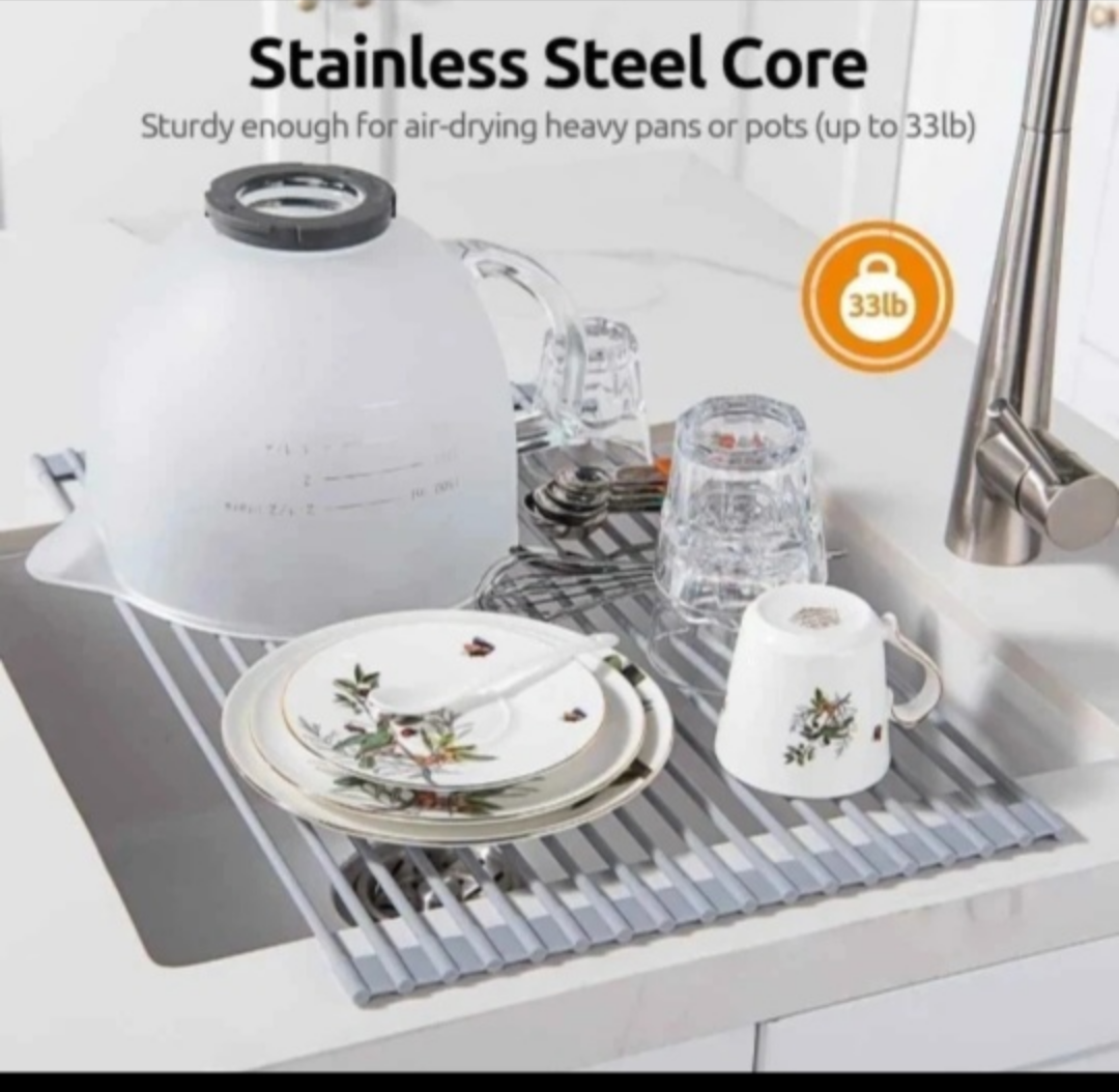 U-Taste Large Over-the-Sink Dish Drying Rack - photo 3