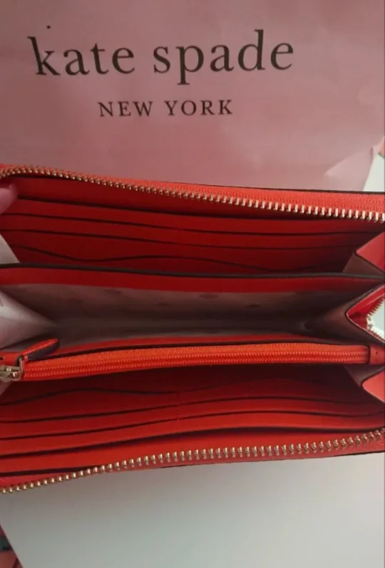 Kate Spade New York Continental Wallet - limited edition coral image indicator(2)