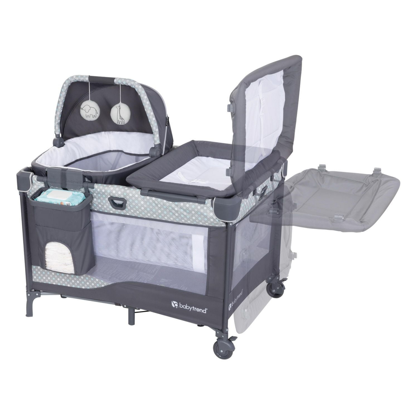 Baby Trend Expedition Playard - Play pen with bassinet