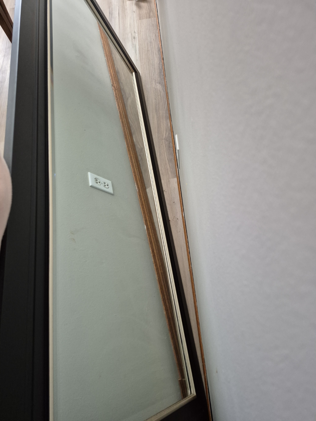 Full Length Mirror with Black Frame - photo 2