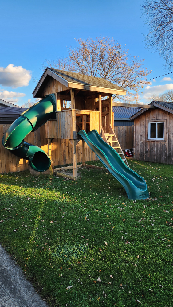 Wooden Playset with 2 Slides - photo 4