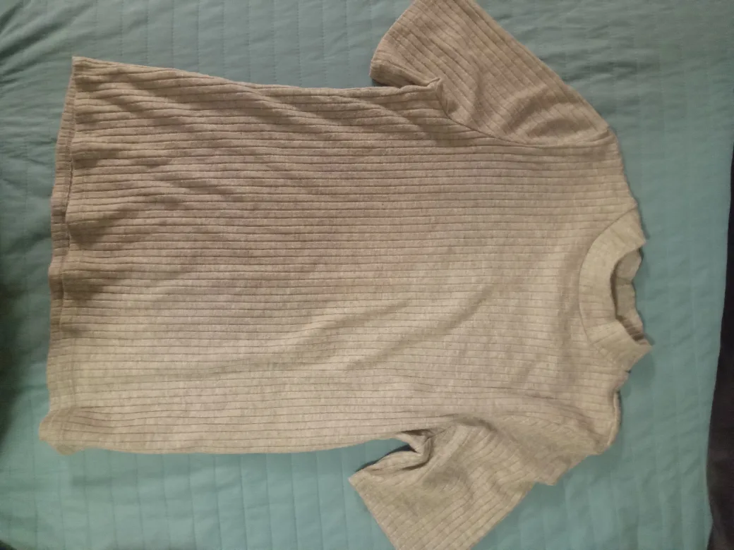 Studio Mock Neck Ribbed Top - Size Medium thumbnail