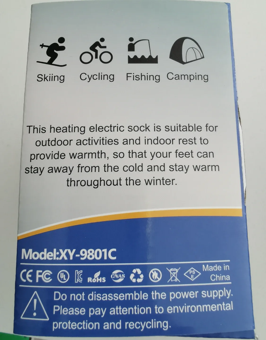 Oneiddy Heated Socks for Outdoor Activities image indicator(9)