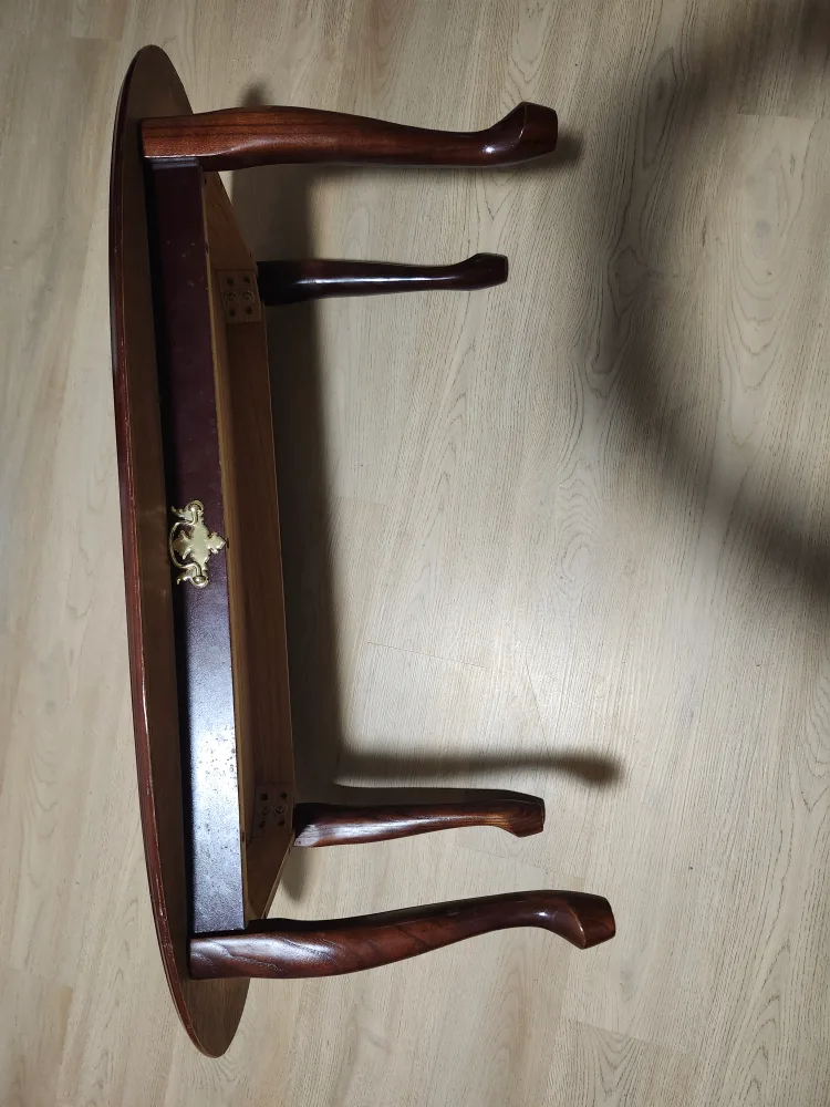 Oval Wood Coffee Table thumbnail