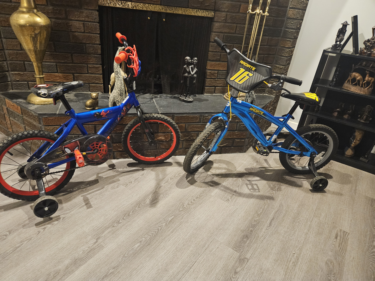 Two Kids' Bikes - Spiderman & Pro-Ride 16"