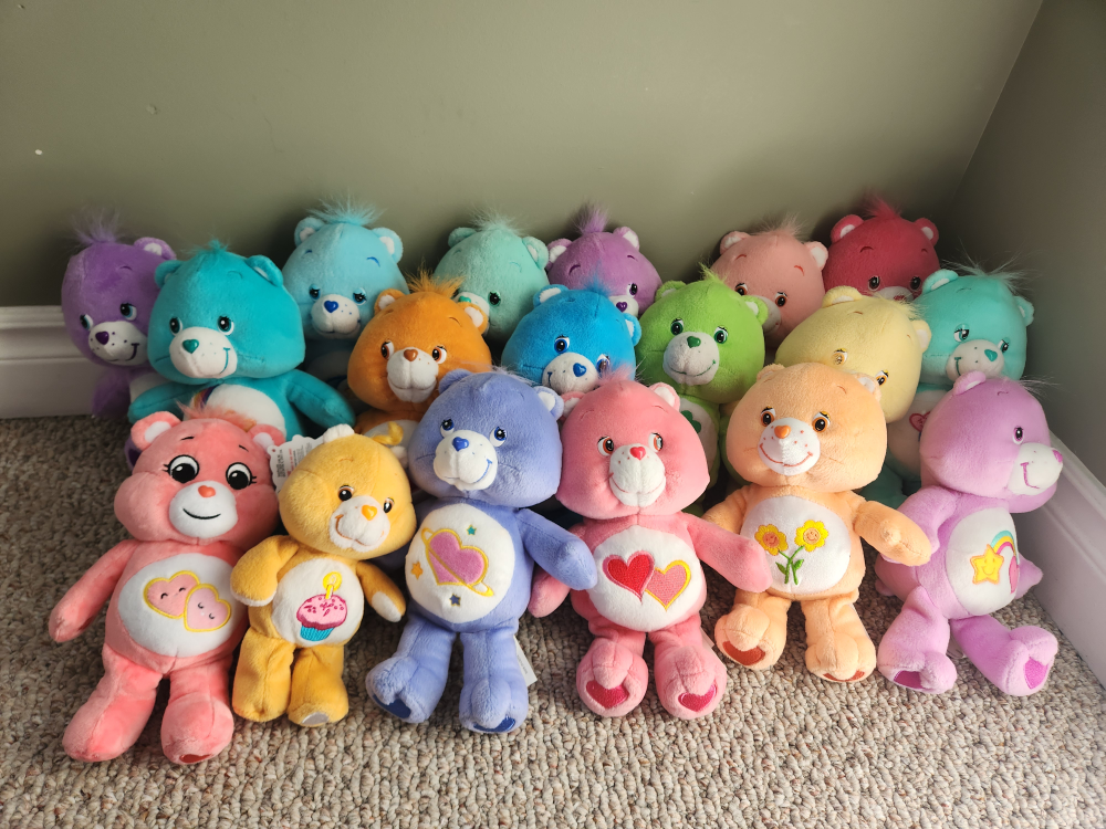 Care Bears Plush Toys - Collection of 18