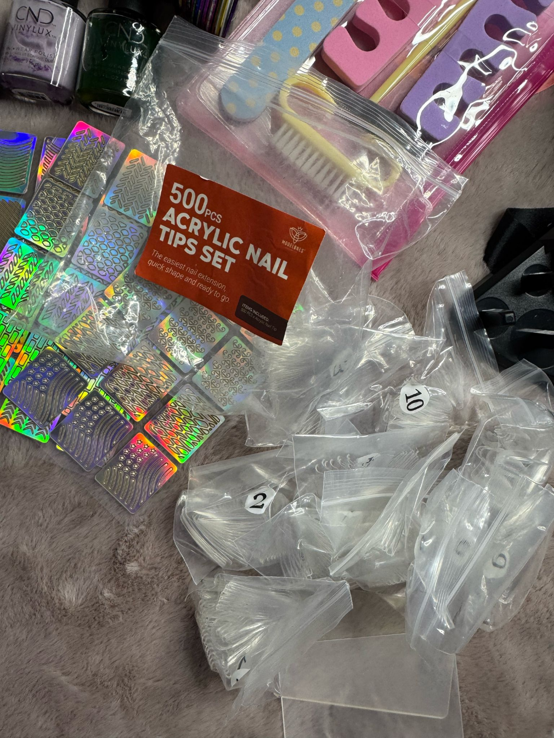 Nail Art Supplies Bundle - CND, Essie & More! - photo 2