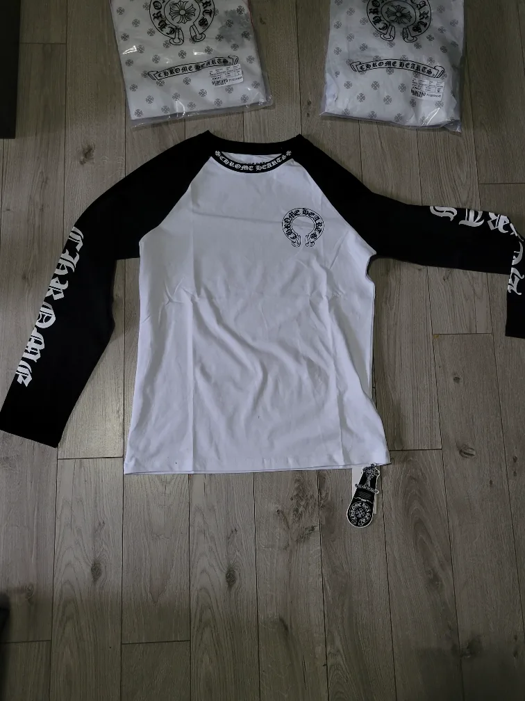 Chrome Hearts Long Sleeve Raglan Baseball Shirt thumbnail