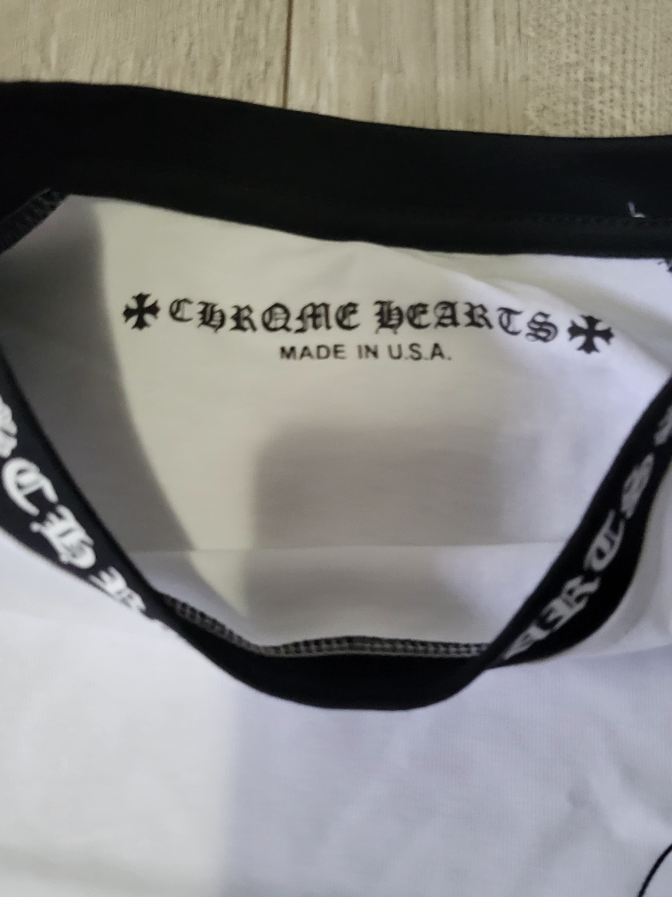 Chrome Hearts Long Sleeve Raglan Baseball Shirt - photo 3
