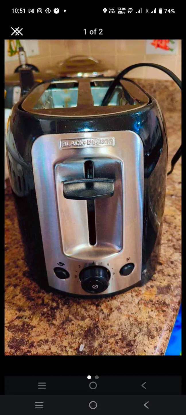 Electric Kettle and Black & Decker Toaster thumbnail