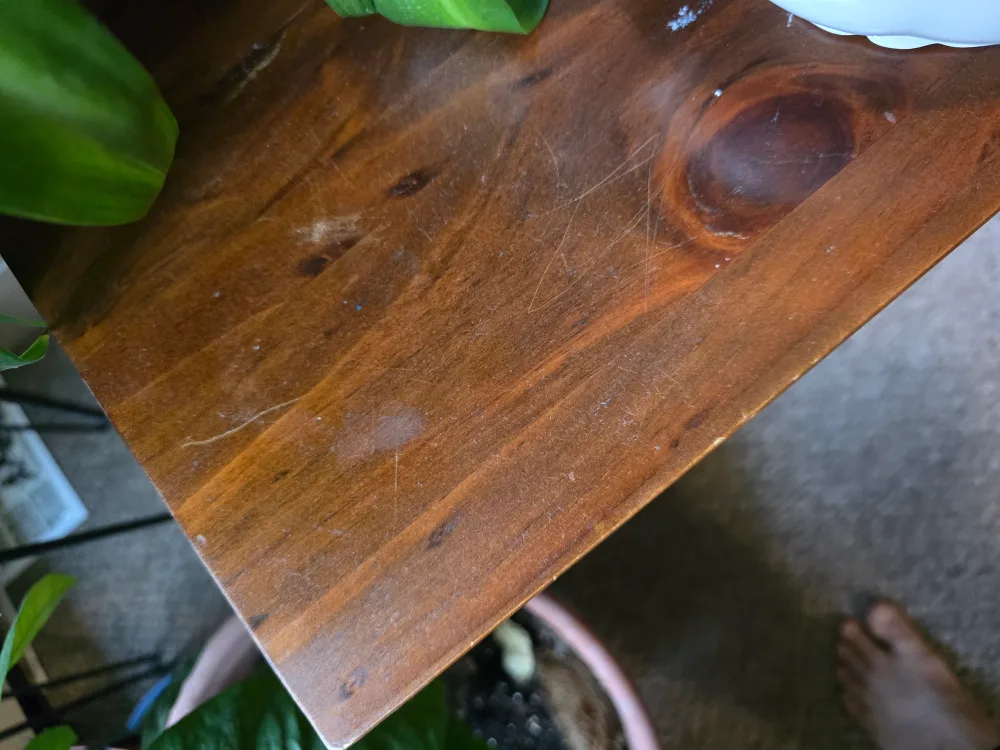 💚Wood Media Console with Glass Doors💚 image indicator(3)