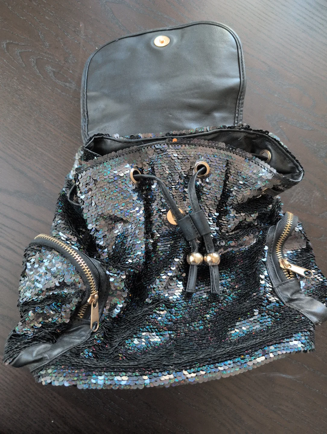 Gorgeous Sequin Mini Backpack image indicator(5)