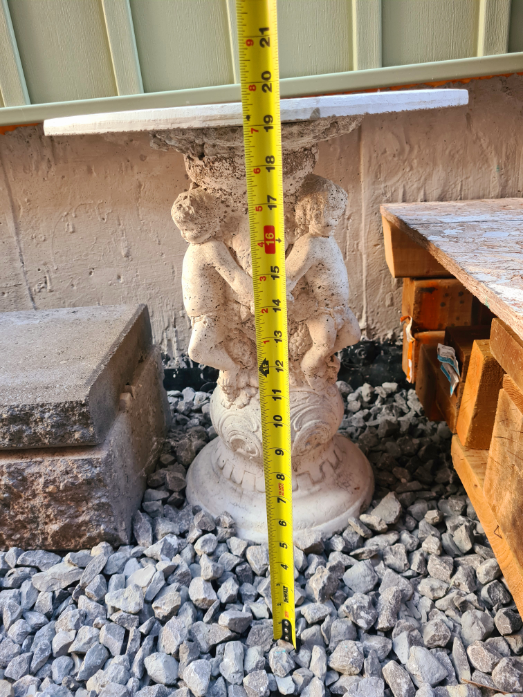 Ornate Garden Stone Table - photo 2