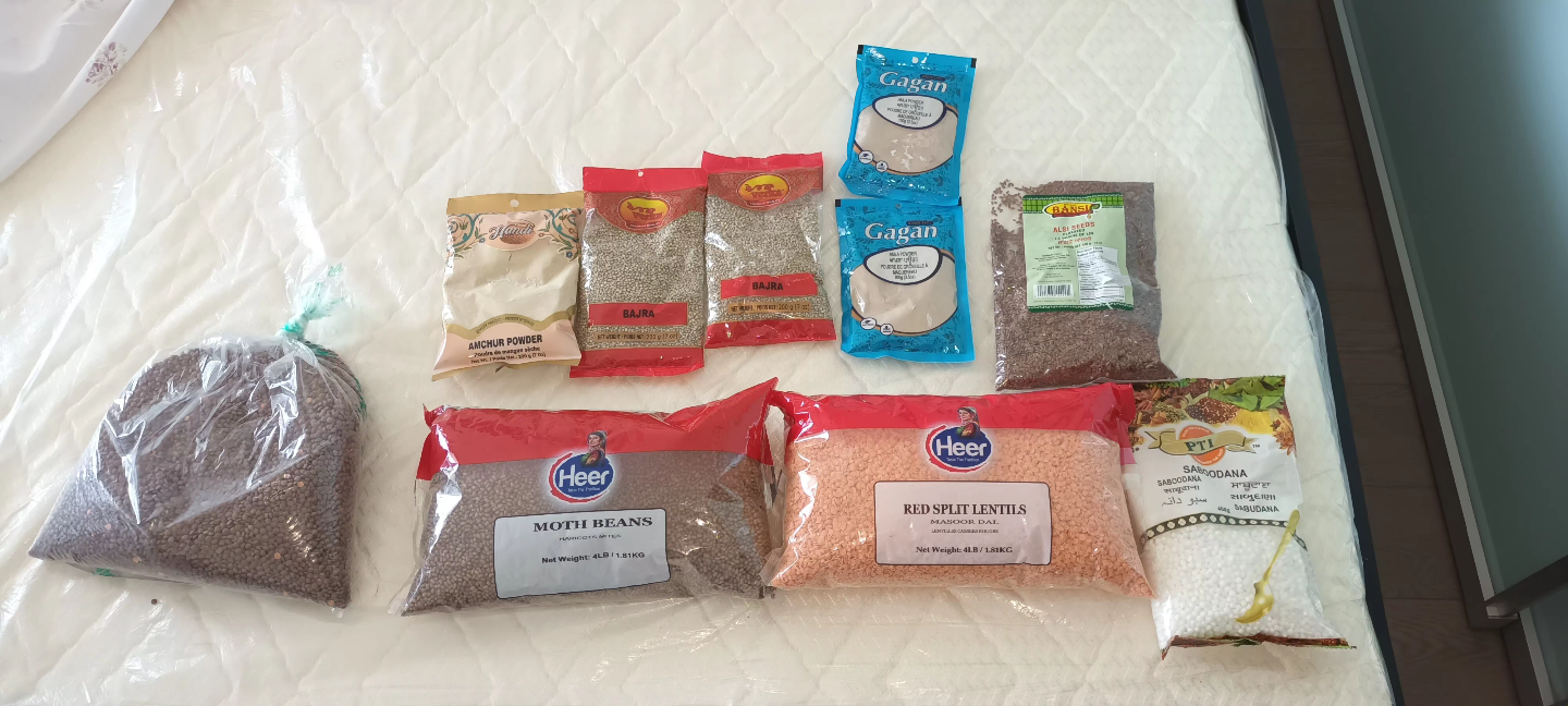 Indian dry grocery items all SEALED PACKS