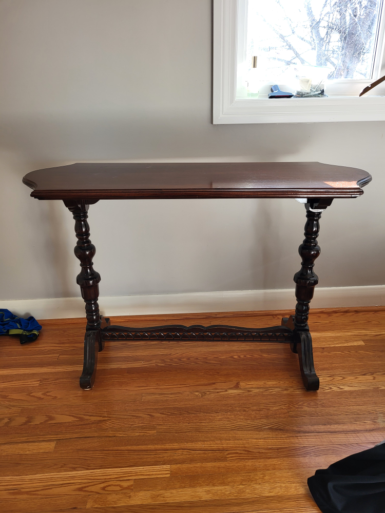 Vintage Wooden Console Table