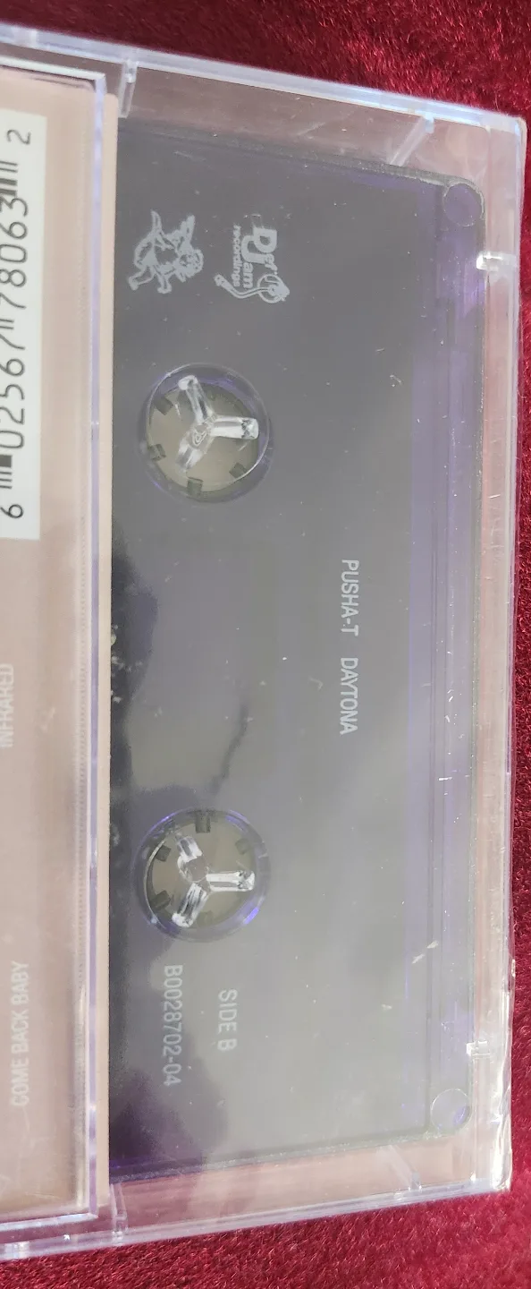 New Sealed Pusha T Cassette  DAYTONA 2018 Purple Tape image indicator(6)