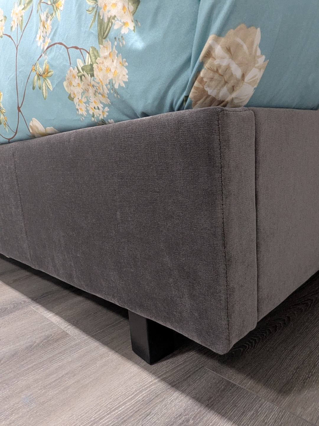 Rosemount Upholstered Bed Frame - Grey, Double size - photo 5