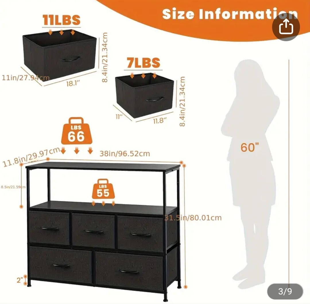 💚 Storage Cabinet with Top Shelf - photo 5