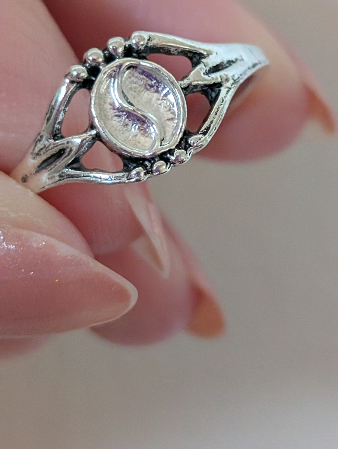 Stainless steel Yin Yang Ring 💚 - photo 2