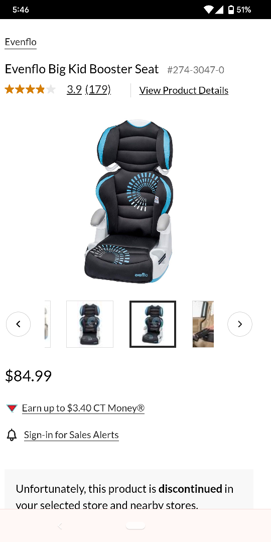 Evenflo Big Kid Booster Car Seat - photo 4