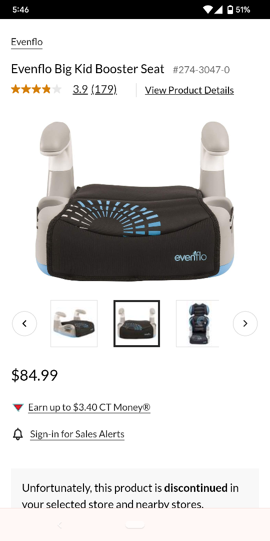 Evenflo Big Kid Booster Car Seat - photo 5